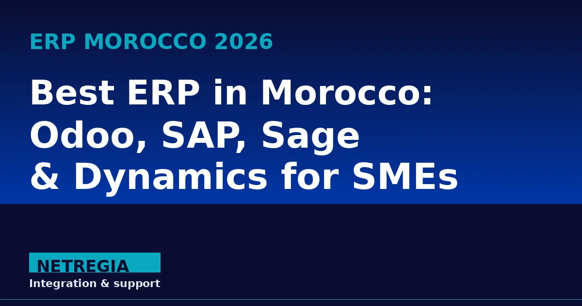 Best ERP in Morocco Odoo SAP Sage comparison
