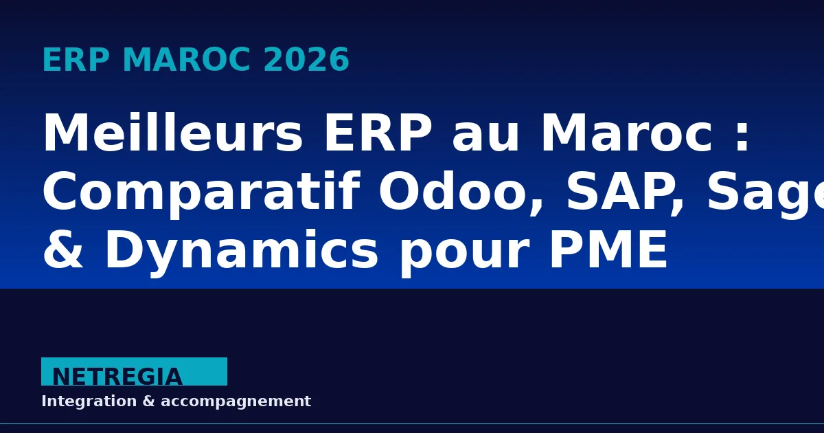 ERP Maroc comparatif Odoo SAP Sage
